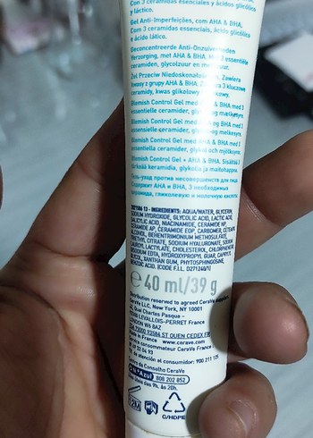 CeraVe yüz bakım krem jeli 40 ml - Görsel 3