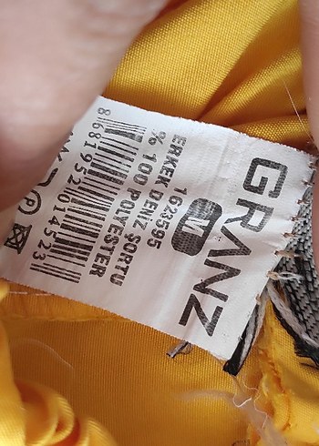 Sarı Erkek mayo m - Görsel 2