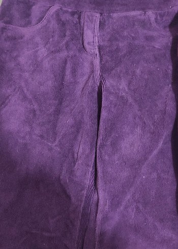 LCW kiz çocuk tayt 3 adet kadife 7/8/9/10 yas - Görsel 14