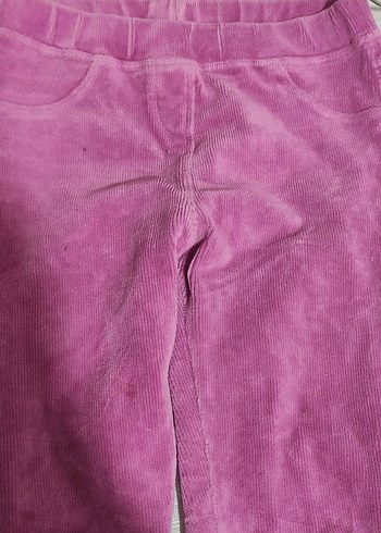 LCW kiz çocuk tayt 3 adet kadife 7/8/9/10 yas - Görsel 13