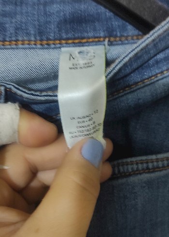 Erkek Lacivert Normal Kesim Kot Pantolon - Görsel 4