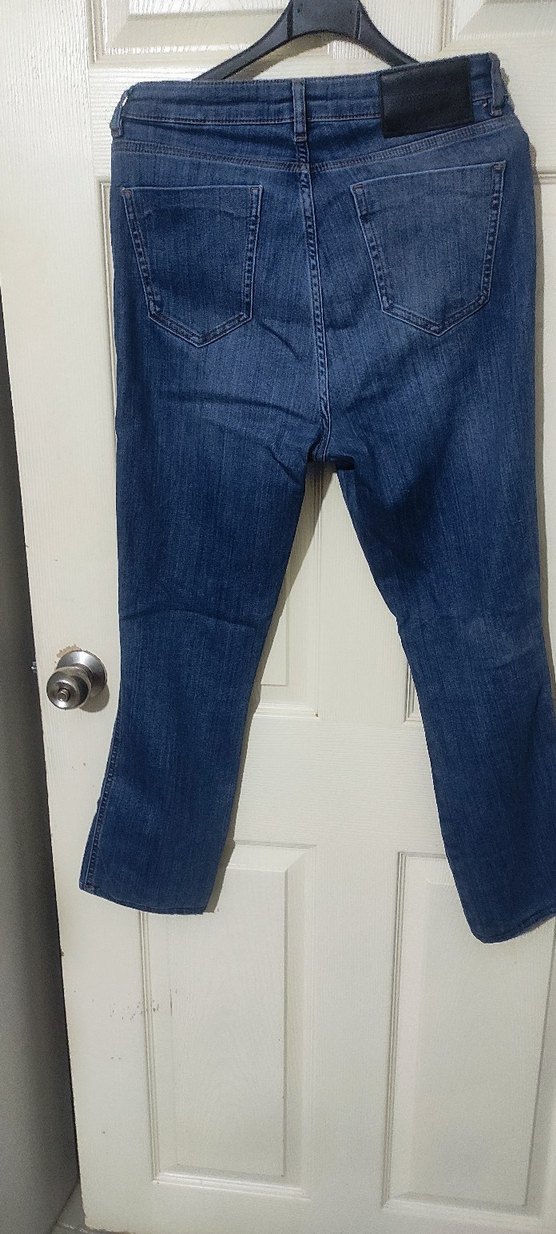 Erkek Lacivert Normal Kesim Kot Pantolon - Görsel 5