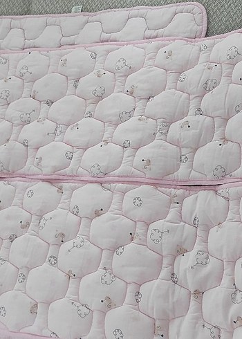 TAÇ Nakışlı Pamuk KİZ Bebek Uyku Seti 6 parca - Görsel 6