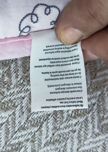 TAÇ Nakışlı Pamuk KİZ Bebek Uyku Seti 6 parca - Görsel 12