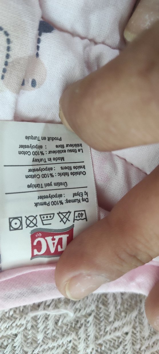 TAÇ Nakışlı Pamuk KİZ Bebek Uyku Seti 6 parca - Görsel 4