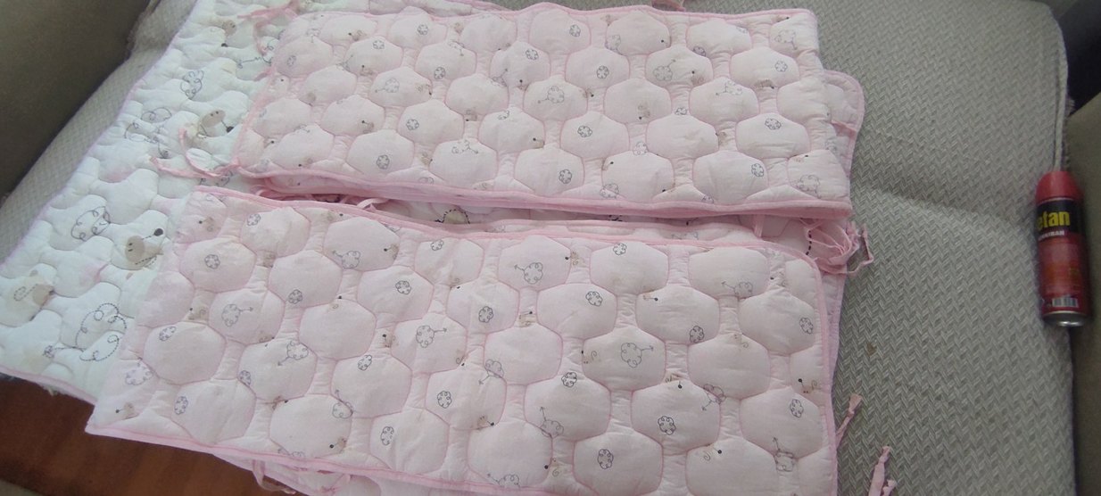 TAÇ Nakışlı Pamuk KİZ Bebek Uyku Seti 6 parca - Görsel 2