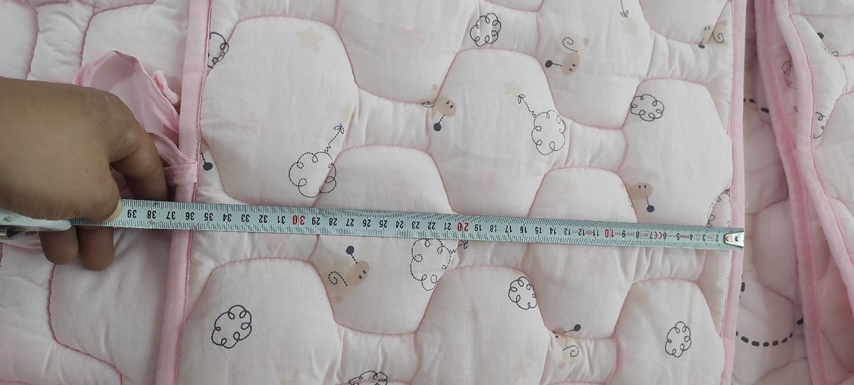 TAÇ Nakışlı Pamuk KİZ Bebek Uyku Seti 6 parca - Görsel 3