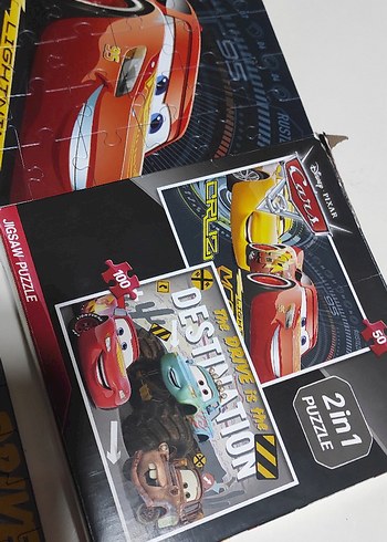 şimşek McQueen Puzzle 2 li - Görsel 2