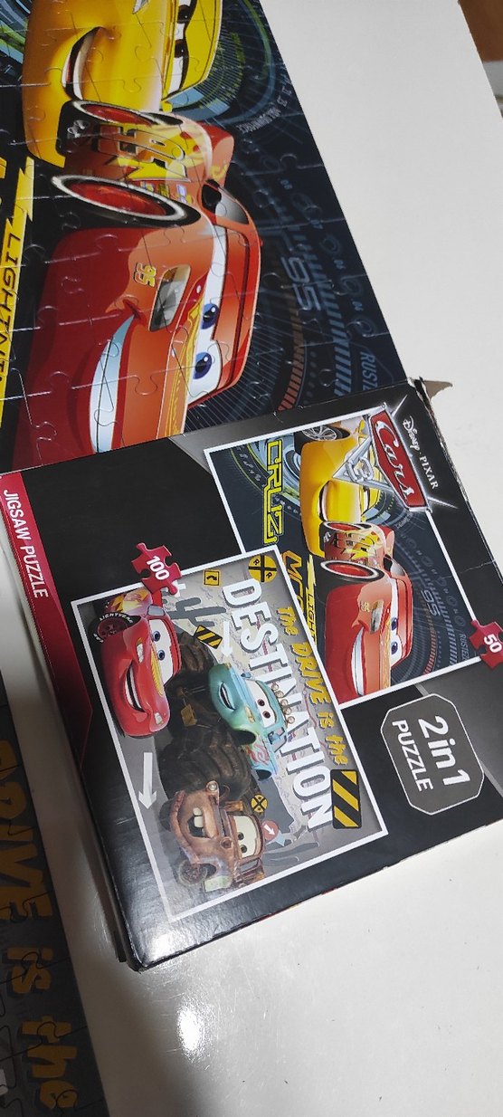 şimşek McQueen Puzzle 2 li - Görsel 2