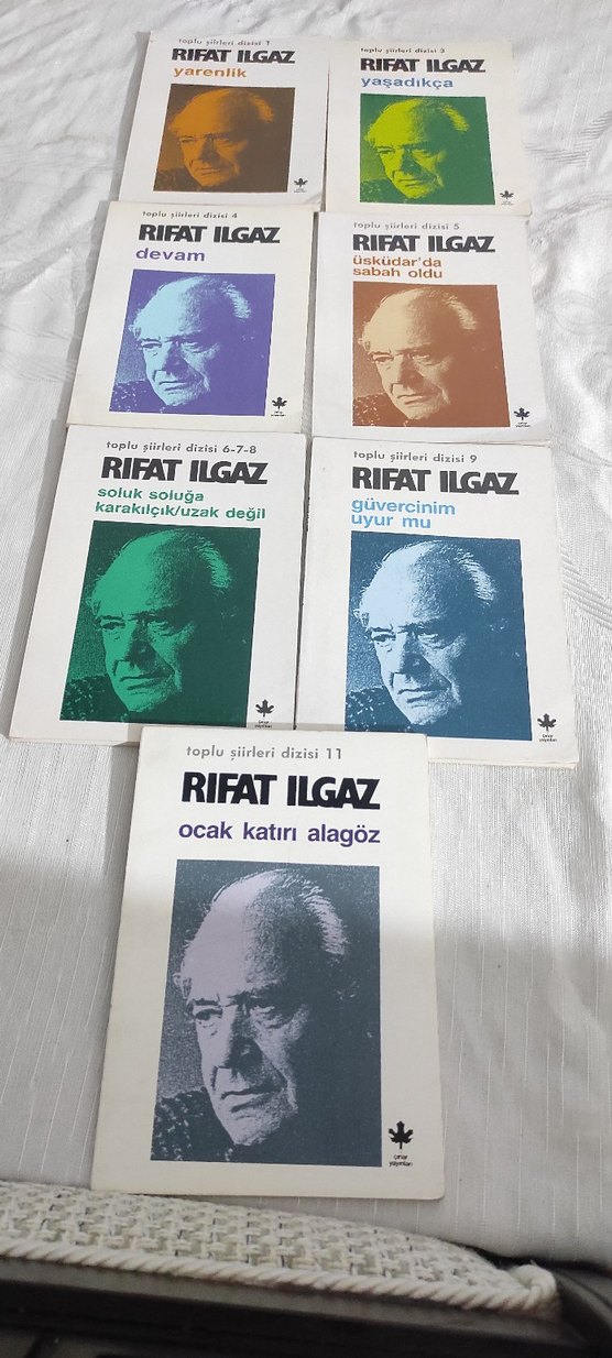 Rıfat Ilgaz Toplu Şiir Kitapları Seti 9 Adet - Görsel 2