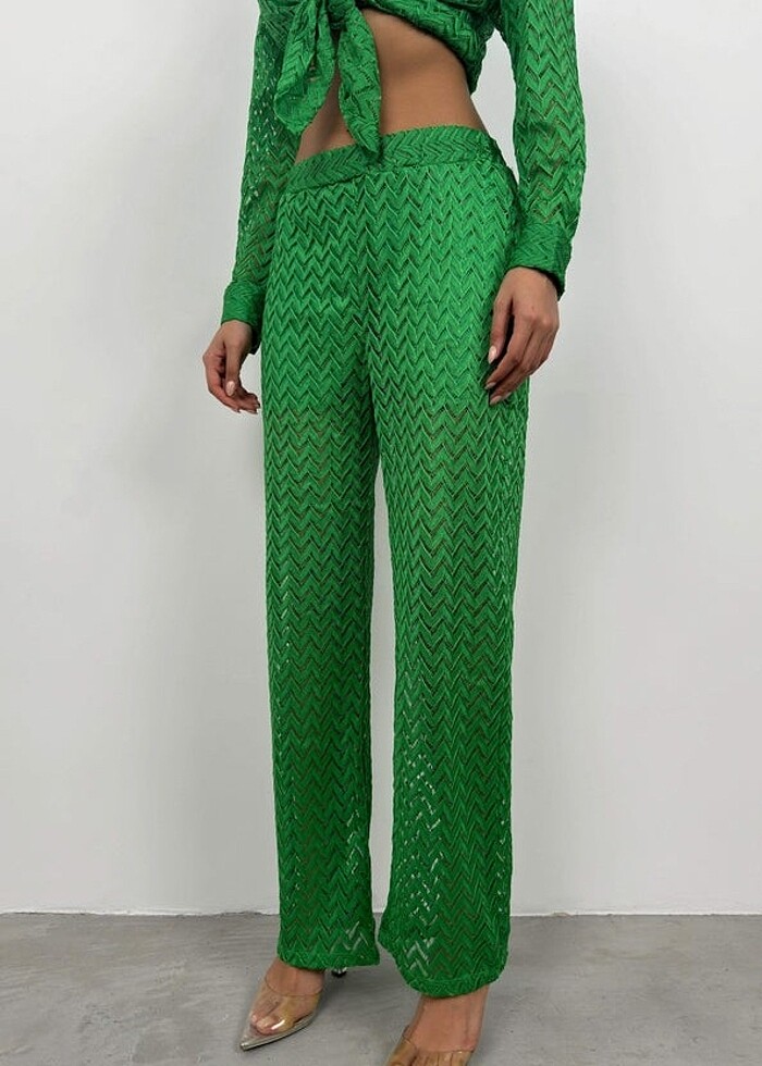 Brode Yeşil Gömlek Pantolon Takım - Görsel 5