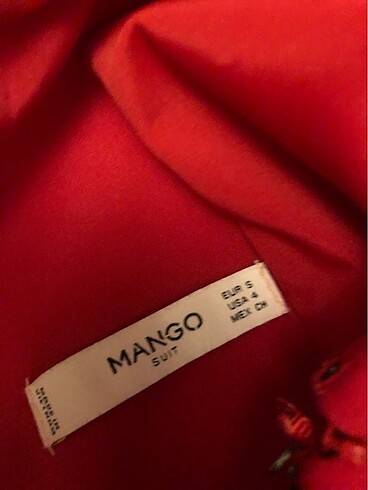 Mango Mango kırmızı mini elbise