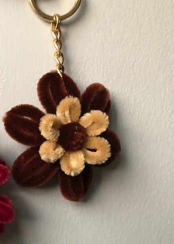 Renkli Çiçek Anahtarlık - Görsel 2