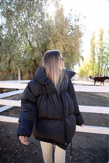 Oversize Şişme Mont
