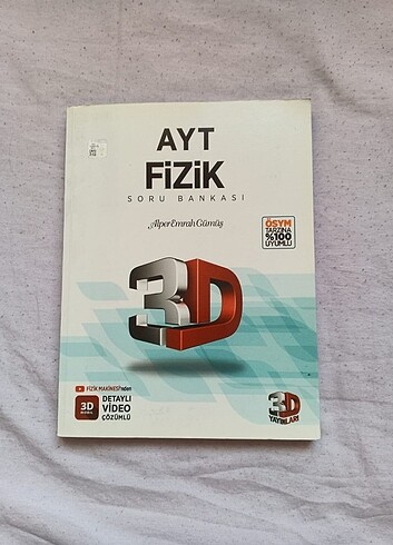3d AYT fizik soru bankası
