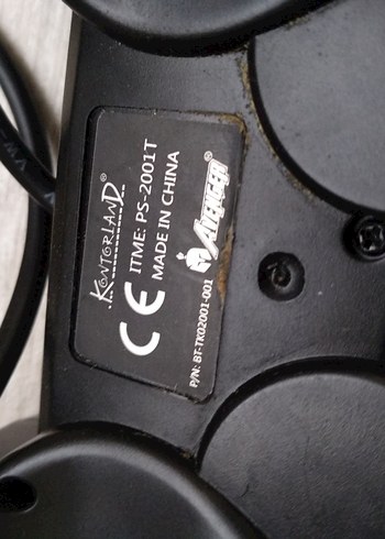 Kontorland Ps 1-2 Kablolu Siyah ve Beyaz Oyun Kolu Seti calisir - Görsel 5