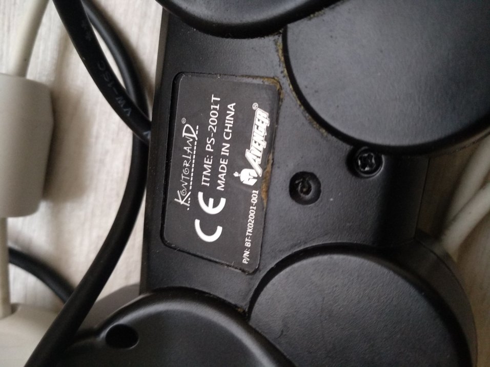 Kontorland Ps 1-2 Kablolu Siyah ve Beyaz Oyun Kolu Seti calisir - Görsel 5