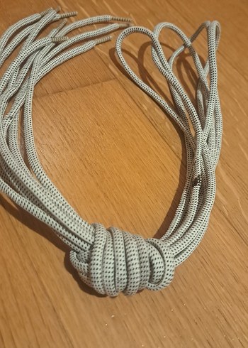 140 cm Bej Gri Bot Bağcık - Görsel 3