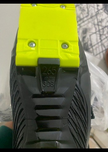 26.5 41.5 Dalbello DS AX 100 MS Unisex Kayak Botu Siyah Yeşil - Görsel 8