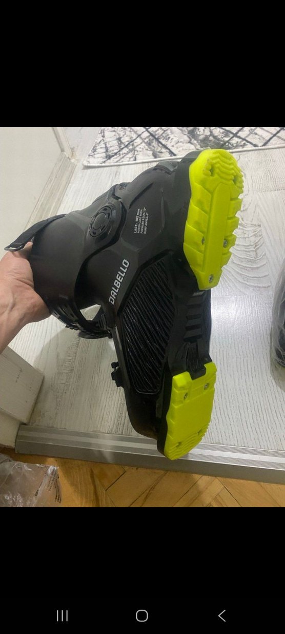 26.5 41.5 Dalbello DS AX 100 MS Unisex Kayak Botu Siyah Yeşil - Görsel 5