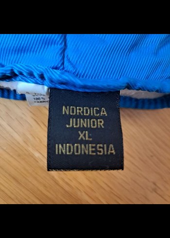 Renkli Mavi Biker Desenli Kar Eldiveni - Görsel 3