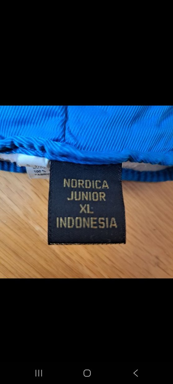 Renkli Mavi Biker Desenli Kar Eldiveni - Görsel 3