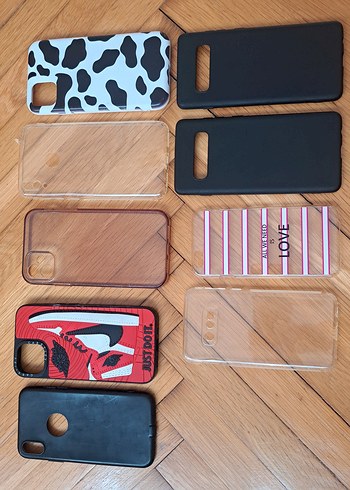 Çeşitli Desenli Telefon Kılıfları