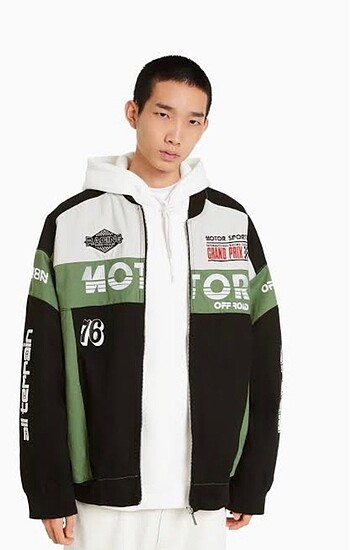 l Beden Bershka Motor ceketi