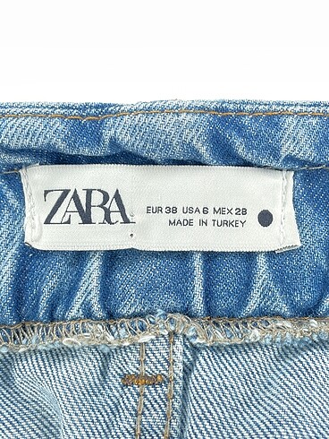 38 Beden mavi Renk Zara Mini Etek %70 İndirimli.