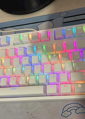 Rampage Red switch RGB oyuncu klavyesi - Görsel 4