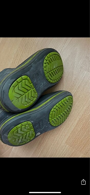 25 Beden gri Renk Crocs çocuk bot