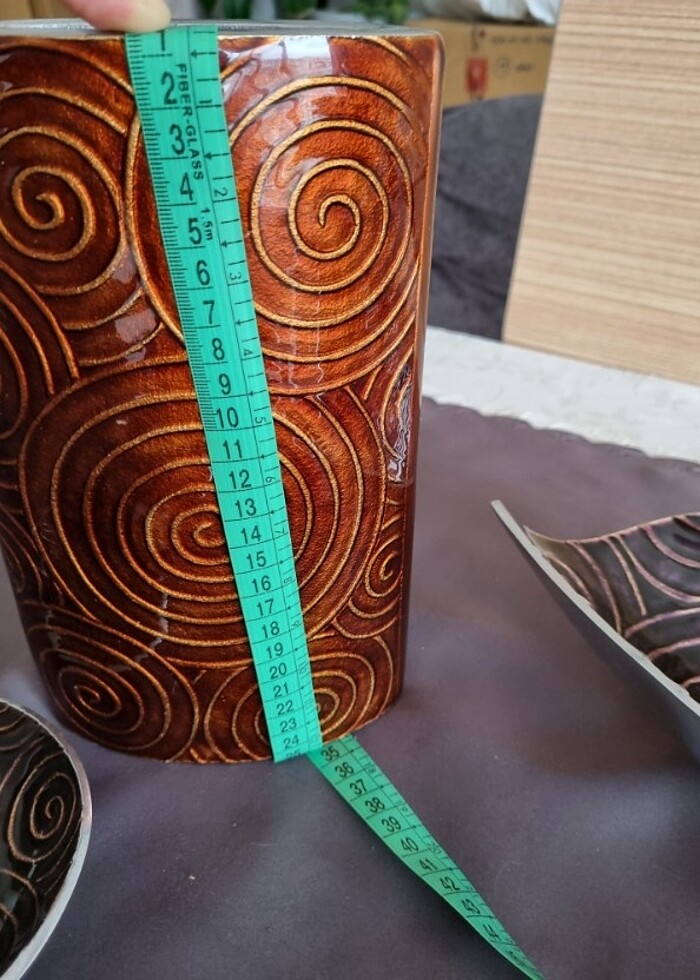 4 çeşit özel tasarım vazo ve sunum tabakları - Görsel 5