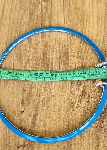 Nurge marka mavi renk metal nakış kasnağı