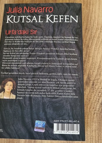 Julia Navarro - Kutsal Keten Roman - Görsel 2