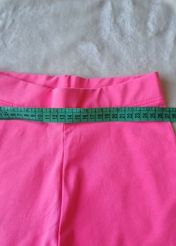 Zara marka 10 yaş Pembe Kız Çocuk Tayt - Görsel 7