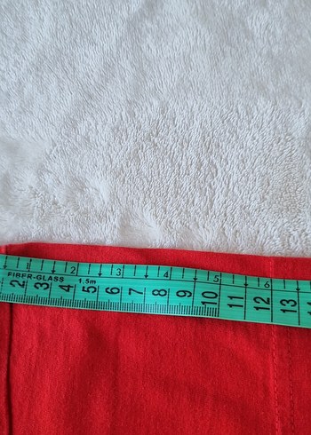 Kırmızı Baskılı Kız Çocuk Tişörtü - Görsel 8