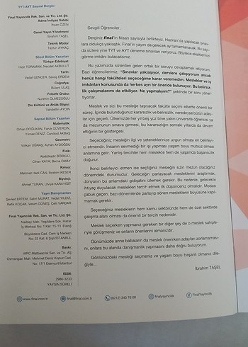 TYT AYT Sayısal Sınav Hazırlık Kitabı Nisan