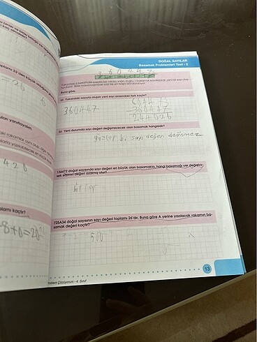 Problem çözüyorum 4. Sınıf problem kitabı - Görsel 3
