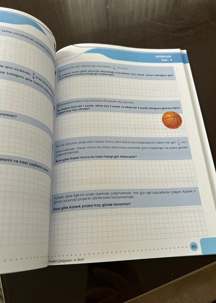 Problem çözüyorum 4. Sınıf problem kitabı - Görsel 2