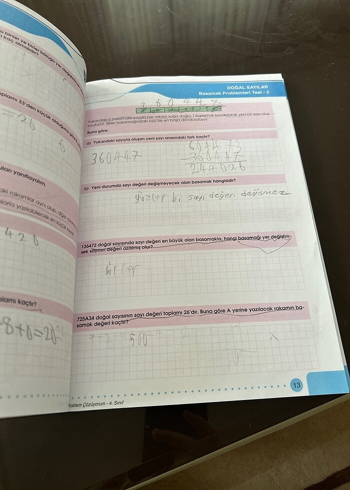 Problem çözüyorum 4. Sınıf problem kitabı - Görsel 3