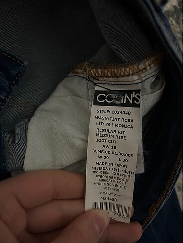 29 Beden lacivert Renk Colins pantolon
