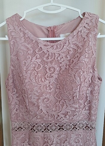 Dantel detaylı abiye elbise - Görsel 5