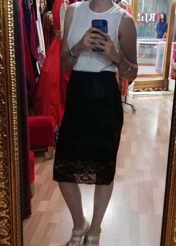 Dantel kalem etek - Görsel 5