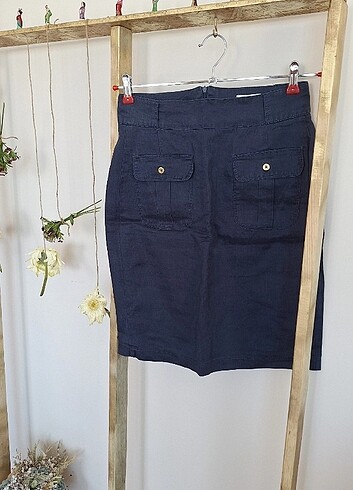 Lacivert kalem etek - Görsel 2
