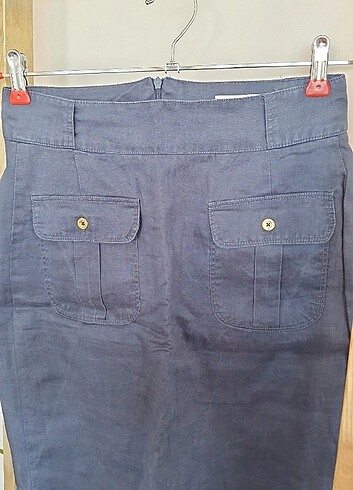 Lacivert kalem etek - Görsel 3