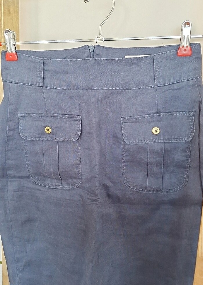 Lacivert kalem etek - Görsel 3