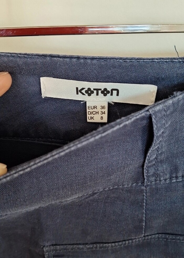 Lacivert kalem etek - Görsel 4