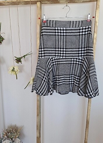 Ekose desenli etek - Görsel 4