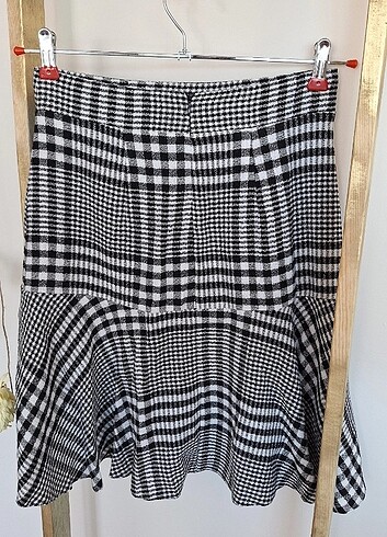 Ekose desenli etek - Görsel 7