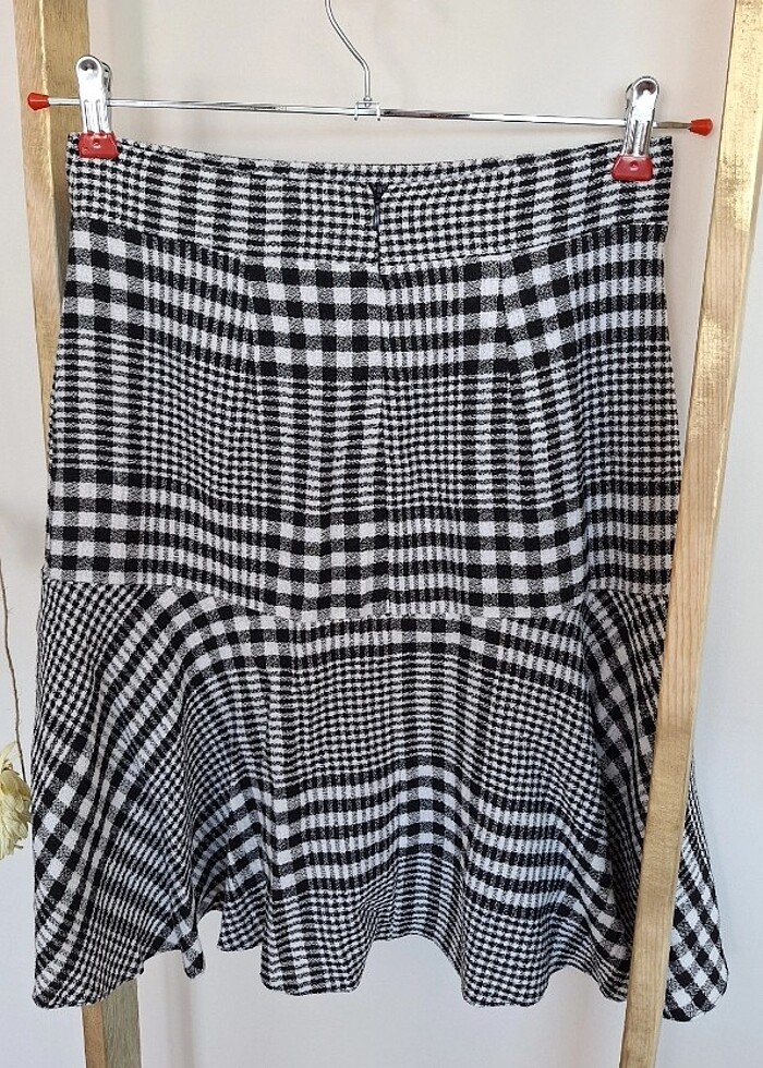 Ekose desenli etek - Görsel 3